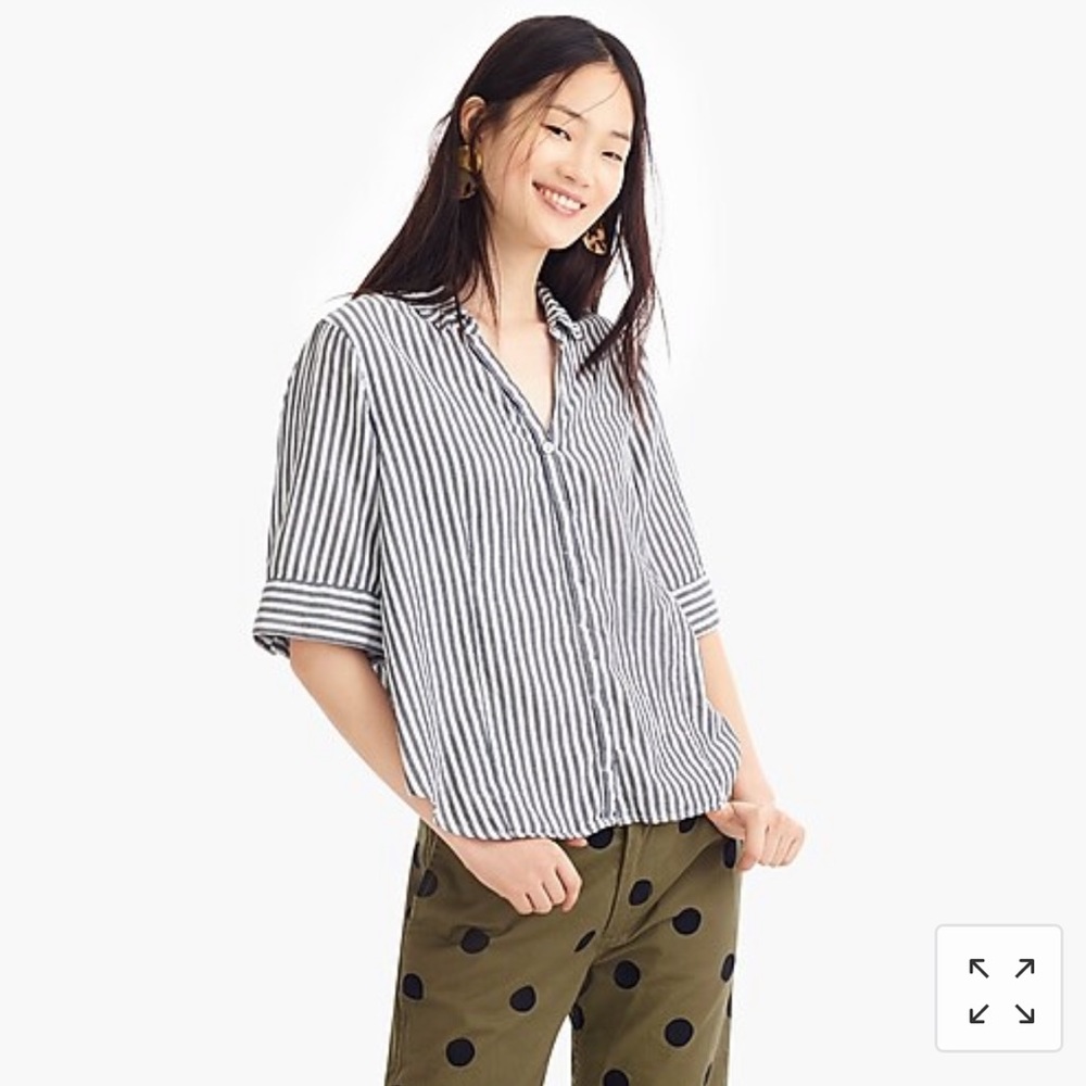 J. Crew Short Sleeve Button-Up Shirt